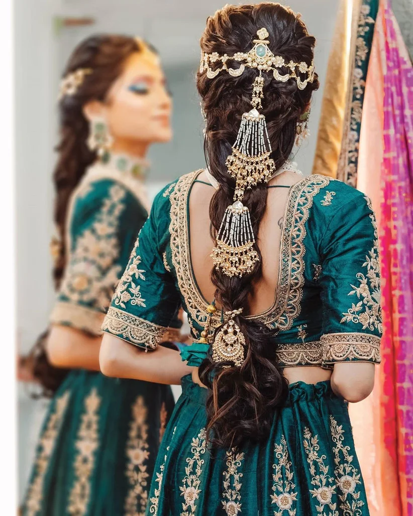 Beautiful bridal braid