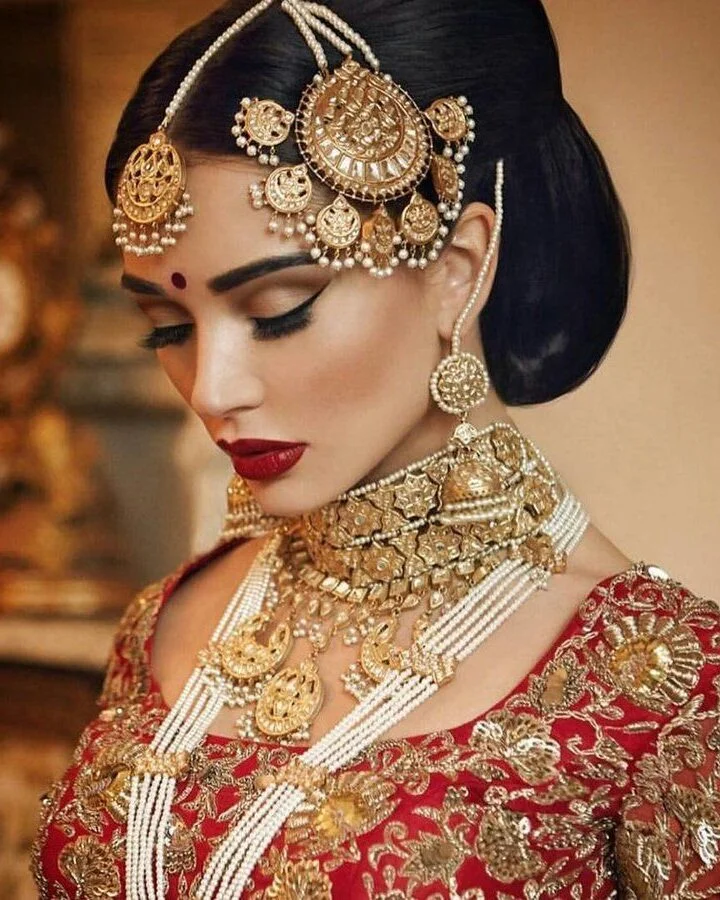 maharani bun bridal hairstyle